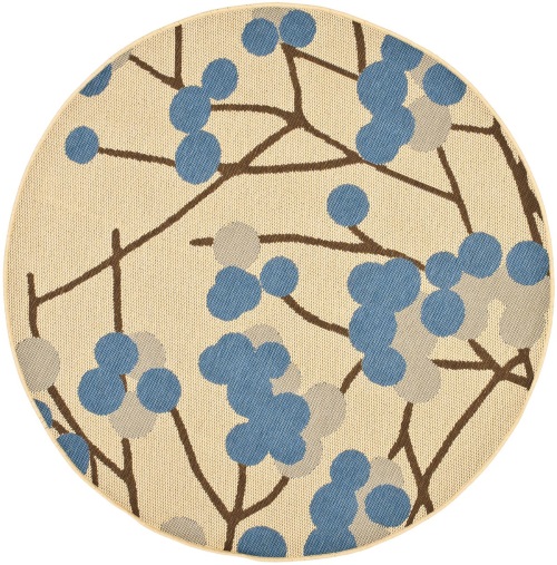 Safavieh CY4037B Natural Brown Blue