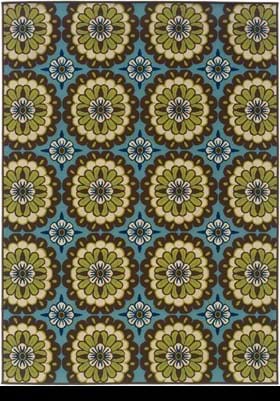 Oriental Weavers 8328L Blue Brown