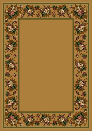 Milliken Floral Lace 8548 Maize 4306