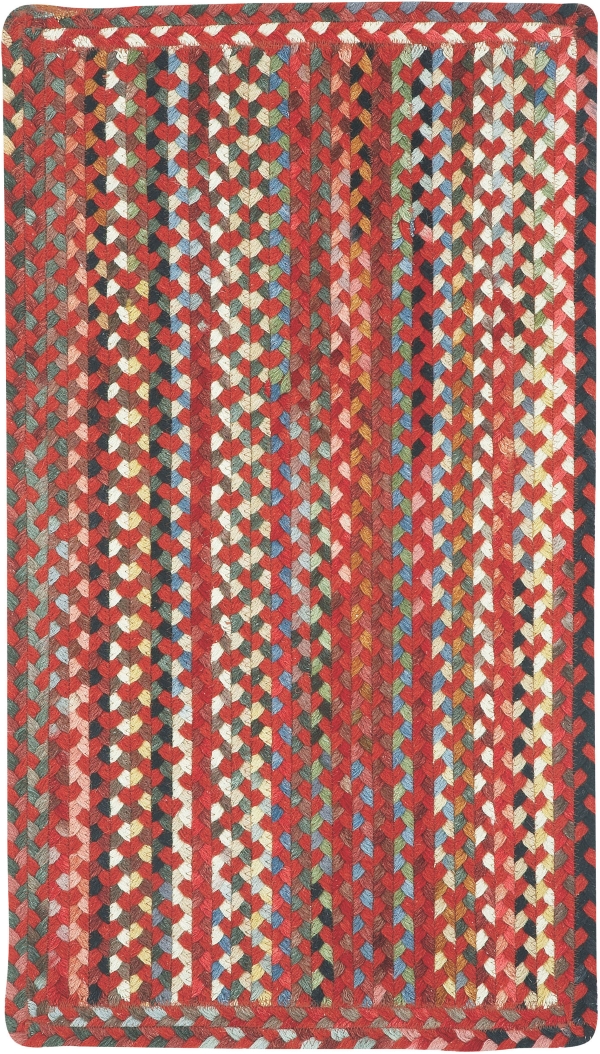 Capel St Johnsbury MediumRed VerticalStripeRectan