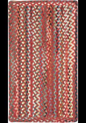 Capel St Johnsbury MediumRed VerticalStripeRectan