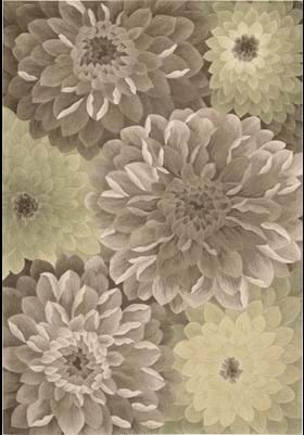 Nourison TS-11 Taupe Green
