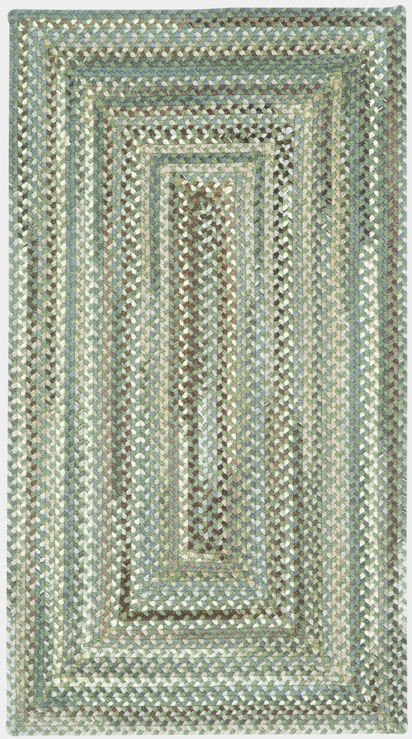 Capel Sherwood Forest GreenOlive ConcentricRectangle