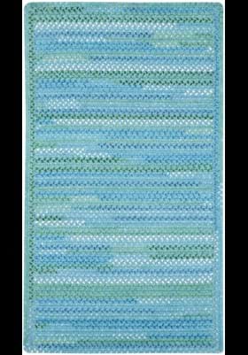 Capel Waterway Blue Cross Sewn Rectangle
