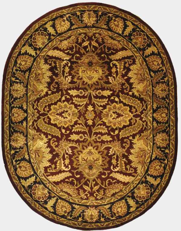 Safavieh CL239B Burgundy Gold