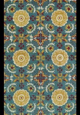 Kaleen GLB06 78 Turquoise
