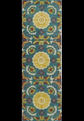 Kaleen GLB06 78 Turquoise