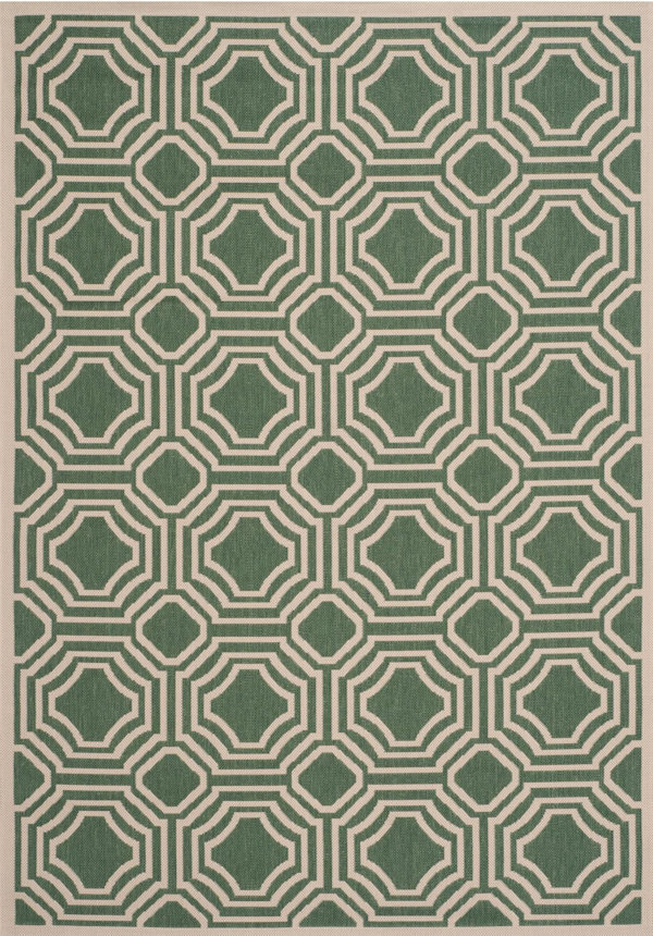 Safavieh CY6112-332 Dark Green Beige