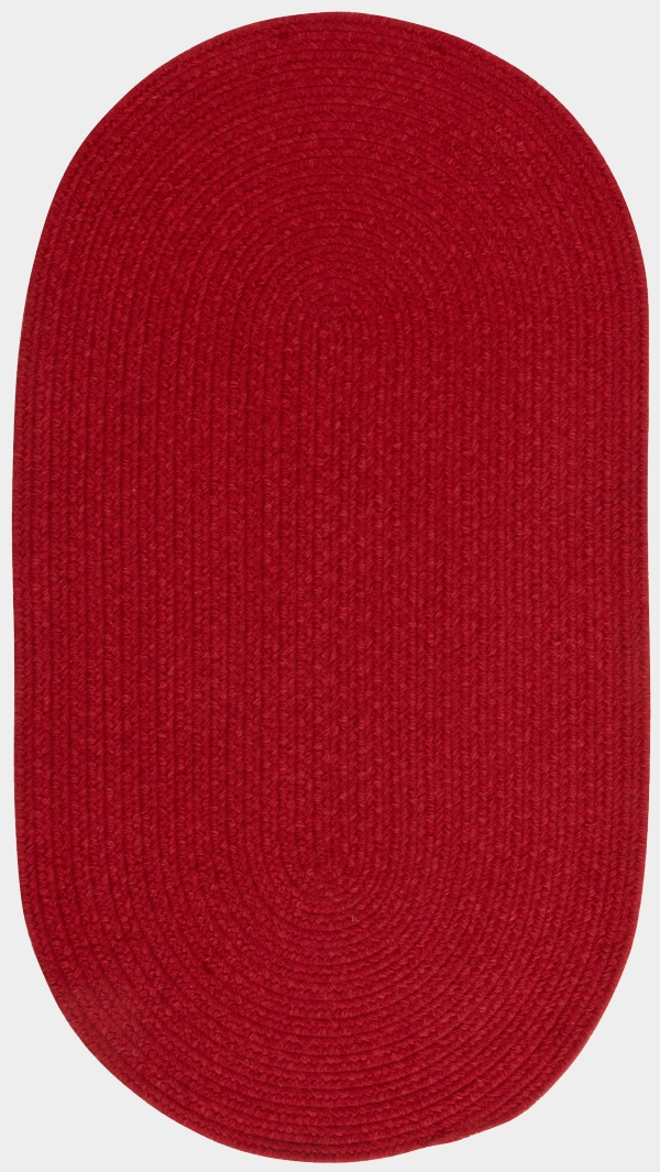 Capel Manteo Dark Red Oval