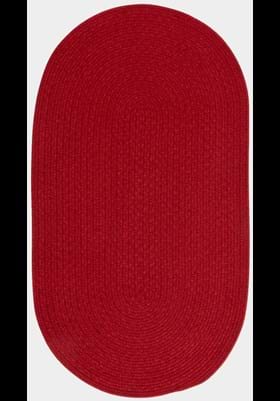 Capel Manteo Dark Red Oval