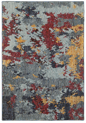 Oriental Weavers 8036C Blue Red