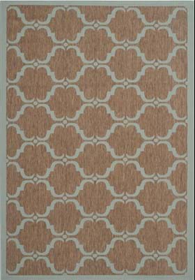 Safavieh CY6009-337 Brown Aqua