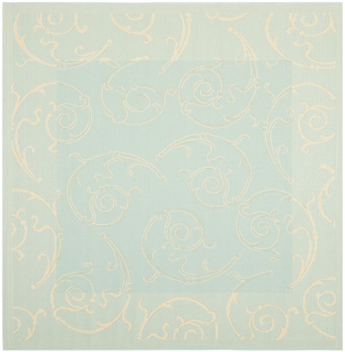Safavieh CY6108-25 Aqua Cream