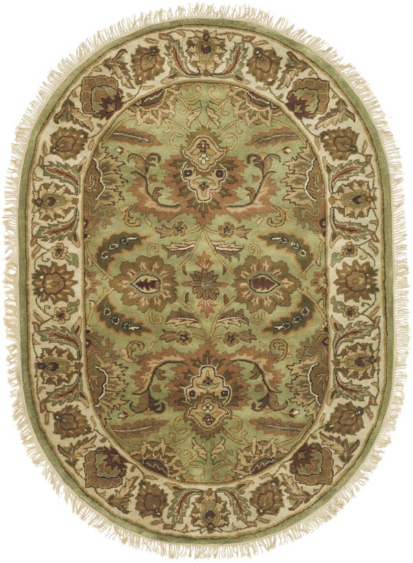 Safavieh CL239D Green Ivory