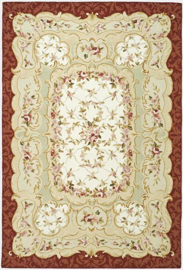 Safavieh HK73A Ivory Burgundy