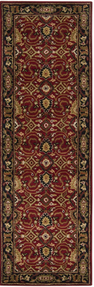 Surya CAE-1031 Burgundy Black