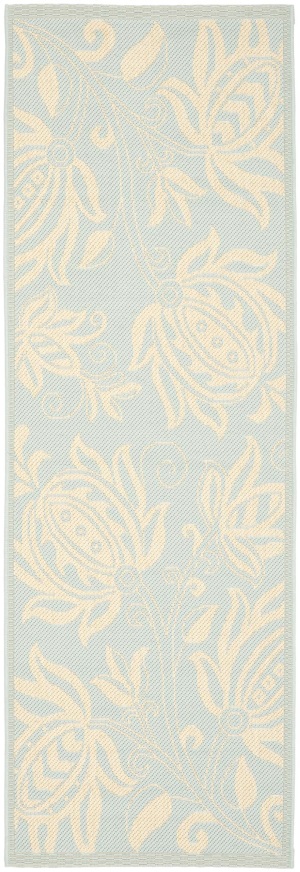 Safavieh CY6109-25 Aqua Cream