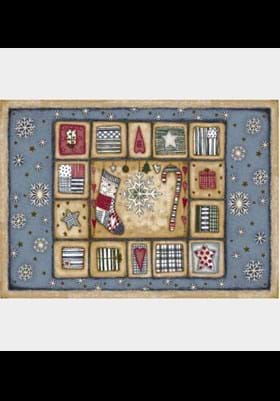 Milliken Holiday Rugs 4533 Patch of Snow 17