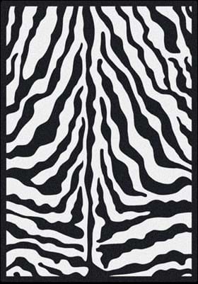 Milliken Zebra Glam 6831 Black Ink 8