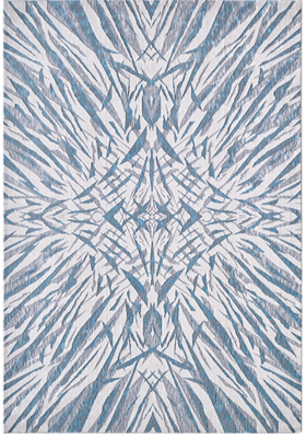 KAS 7144 Ivory Blue Illusions
