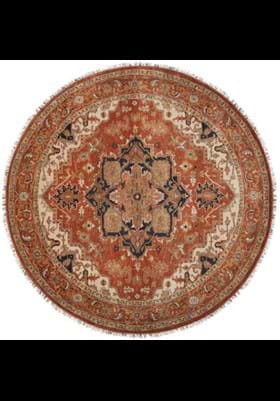 Surya ZEU-7805 Rust Beige Peach