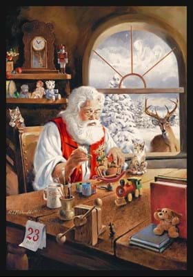 Milliken RJ McDonald 4533 Santas Gift c2001