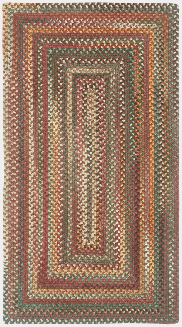 Capel Sherwood Forest Red Concentric Rectangle