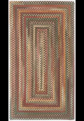 Capel Sherwood Forest Red Concentric Rectangle