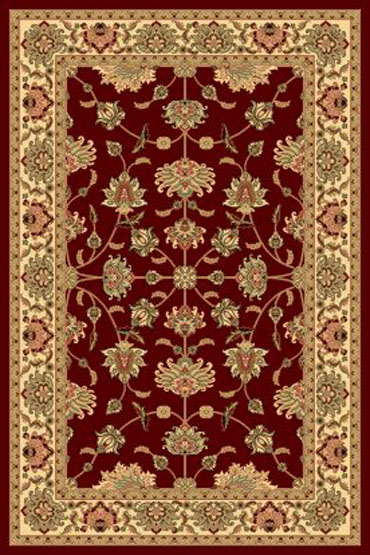 Rugs America 342 Kashan Cherry