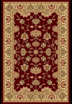 Rugs America 342 Kashan Cherry