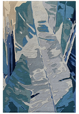 KAS 3006 Ivory Blue Illusion