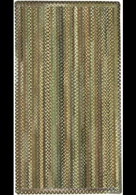 Capel Eaton Green Vertical Stripe Rectangl