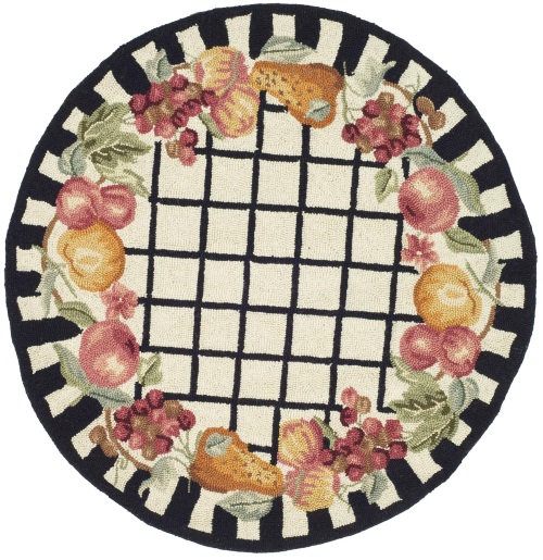 Safavieh HK125A Ivory  Black