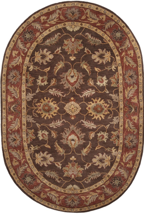 Surya CAE-1036 Chocolate Rust