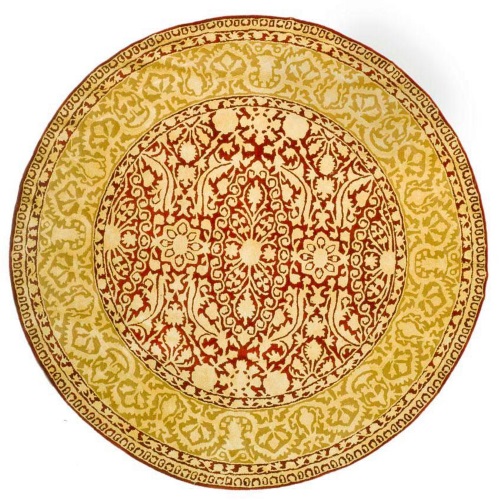 Safavieh SKR213G Maroon Ivory