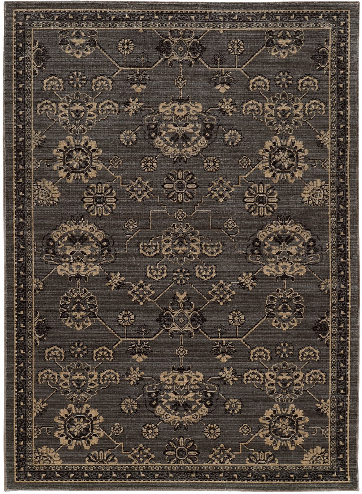 Oriental Weavers 1542M Charcoal
